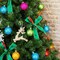 Shatterproof Christmas Tree Ornament Set (2.24"/57mm, Glitter Rainbow)